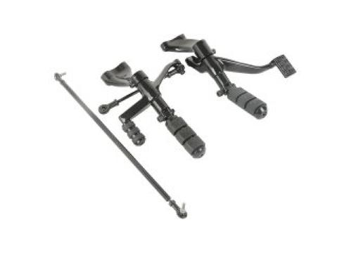 gallery image of Black Forward Controls c/w Pegs Levers-04-13 HD Sportster 1200/883