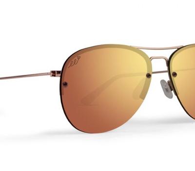 image of Emerson Rose Gold - Polarised Sunglasses